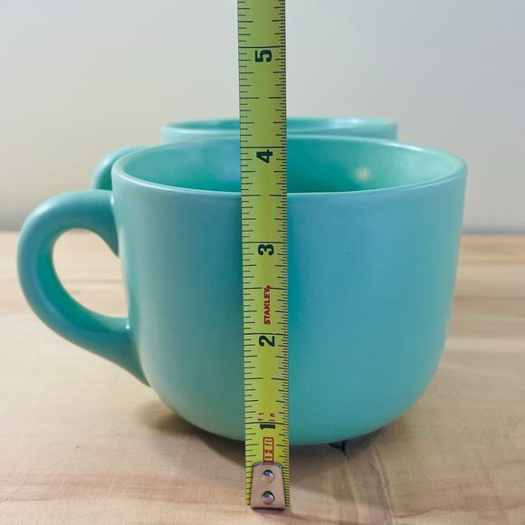 Vintage DUO CAI Mint Pistachio Green Coffee Mugs Cups Mug Cup Ceramic Tea - Picture 6 of 9